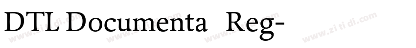 DTL Documenta   Reg字体转换